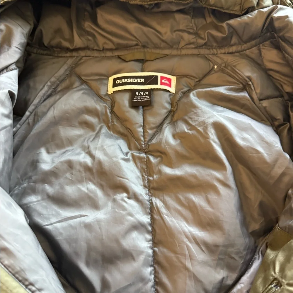Quiksilver Black Quilted Jacket